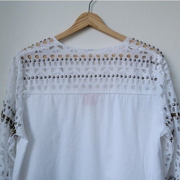 Tory BURCH white embellished tunic - Picture 12 of 14